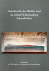 Buchcover Gobelins für den Weißen Saal im Schloß Wilhelmsburg Schmalkalden