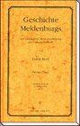 Buchcover Geschichte Mecklenburgs mitbesonderer Berücksichtigung der Culturgeschichte