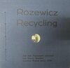 Buchcover Recycling