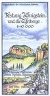 Buchcover Festung Königstein und die Tafelberge 1:10000