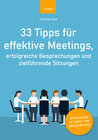 Buchcover 33 Tipps für effektive Meetings