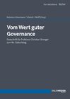 Buchcover Vom Wert guter Governance