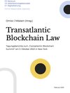 Buchcover Transatlantic Blockchain Law