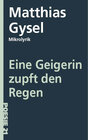 Buchcover Eine Geigerin zupft den Regen