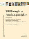 Buchcover Wildbiologische Forschungsberichte Band 5