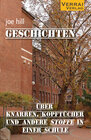 Buchcover Geschichten über Knarren, Kopftücher und andere Stoffe in einer Schule
