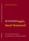 Buchcover Die Endredaktion des Neuen Testaments