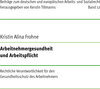 Buchcover Arbeitnehmergesundheit und Arbeitspflicht