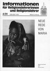 Buchcover Neue Rede von Maria