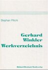 Buchcover Gerhard-Winkler-Werkverzeichnis