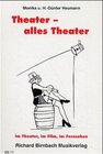 Buchcover Theater - alles Theater im Theater, im Film, im Fernsehen