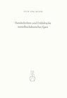 Buchcover Handschriften und Frühdrucke mittelhochdeutscher Epen