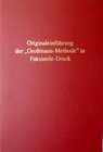 Buchcover Originaleinführung der "Großmann-Methode" in Faksimile-Druck