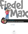 Buchcover Fiedel-Max Lehrerhandbuch