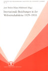 Buchcover Internationale Beziehungen in der Weltwirtschaftskrise 1929-1933