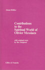 Buchcover Contributions to the Spiritual World of Olivier Messiaen