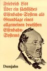 Buchcover Über ein sächsisches Eisenbahn-System als Grundlage eines allgemeinen deutschen Eisenbahn-Systems