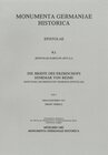 Buchcover Epistolae Karolini aevi (VI). Hincmari archiepiscopi Remensis epistolae