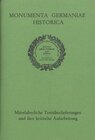 Buchcover Mittelalterliche Textüberlieferungen und ihre kritische Aufarbeitung