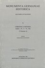 Buchcover Chronica minora saec. IV. V. VI. VII.