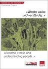 Buchcover Werdet weise und verständig … Become a wise and understanding people …