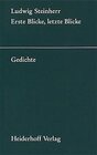 Buchcover Erste Blicke, letzte Blicke