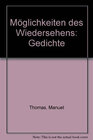 Buchcover Möglichkeiten des Wiedersehens