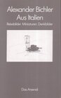 Buchcover Aus Italien