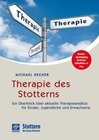 Buchcover Therapie des Stotterns