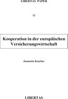 Buchcover Kooperation in der europäischen Versicherungswirtschaft