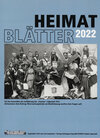Buchcover Heimatblätter 2022