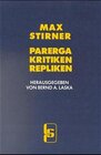 Buchcover Parerga, Kritiken, Repliken