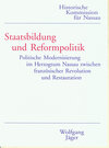 Buchcover Staatsbildung und Reformpolitik