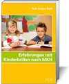 Buchcover Erfahrungen mit Kinderbrillen nach MKH