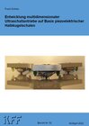 Buchcover Entwicklung multidimensionaler Ultraschallantriebe auf Basis piezoelektrischer Halbkugelschalen