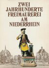 Buchcover 2 Jahrhunderte Freimaurerei am Niederrhein