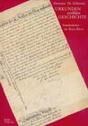 Buchcover Urkunden erzählen Geschichte