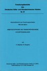 Buchcover Arbeitsstoffpaare und Transportphänomene in Sorptionsanlagen