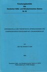 Buchcover Experimentelle und theoretische Untersuchungen von Kompressionskältemaschinen mit Lösungskreislauf