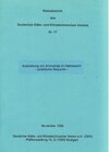 Buchcover Ausbreitung von Ammoniak im Nahbereich - praktische Versuche