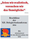 Buchcover Beschlüsse der XII. Delegiertenkonferenz des Arbeiterbund für den Wiederaufbau der KPD