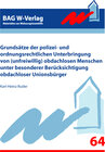 Buchcover Grundsätze der polizei- und ordnungsrechtlichen Unterbringung von (unfreiwillig) obdachlosen Menschen unter besonderer B