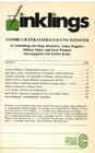 Buchcover Inklings-Jahrbuch für Literatur und Ästhetik