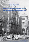 Buchcover Vor- und Entstehungsgeschichte des Bundesverfassungsgerichts