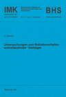 Buchcover Untersuchungen zum Betriebsverhalten schnellaufender Gleitlager
