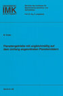Buchcover Planetengetriebe mit ungleichmässig auf dem Umfang angeordneten Planetenrädern