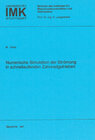 Buchcover Numerische Simulation der Strömung in schnellaufenden Zahnradgetrieben