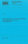 Buchcover Untersuchungen zu den Leerlaufverlusten eines einspritzgeschmierten Stirnradgetriebes