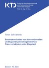 Buchcover Betriebsverhalten von konventionellen und fugendruckhomogenisierten Pressverbänden unter Biegelast
