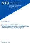 Buchcover Ein rechnergestütztes Werkzeug zur Generierung konsistenter PKW-Maßkonzepte und parametrischer Designvorgaben